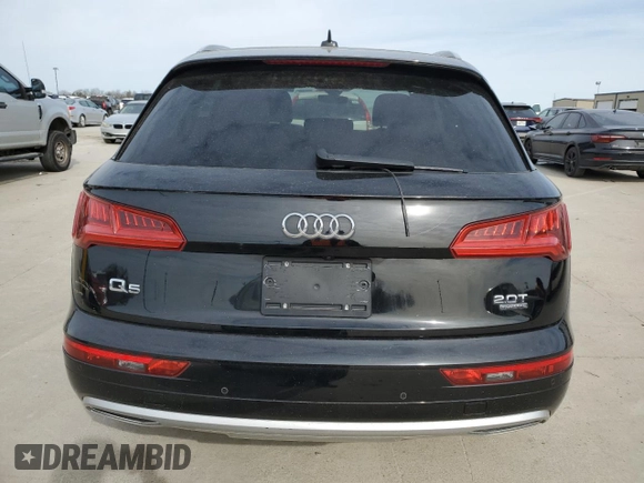 2018 Audi Q5 Premium Plus with VIN WA1BNAFY2J2139995, listed as a Copart auction lot 47162825 with 74,569 mi miles and Salvage Title. Bid and sale history available at carsss.com. Image 6.