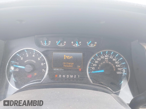 2013 Ford F-150 XL with VIN 1FTFW1EF4DFB25937, listed as a IAAI auction lot 41936979 with 85,062 mi miles. Bid and sale history available at carsss.com. Image 7.