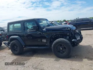 2018 Jeep Wrangler Sport with VIN 1C4GJXAN2JW221404, listed as a IAAI auction lot 42216848 with 53,882 mi miles and . Bid and sale history available at DreamBid. Image 13.
