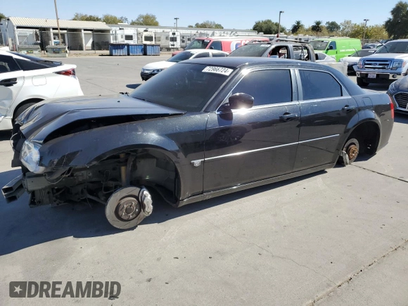 2007 Chrysler 300 C SRT8 with VIN 2C3LA73W37H660112, listed as a Copart auction lot 72966724 with 116,341 mi miles and Salvage Title. Bid and sale history available at carsss.com. Image 1.