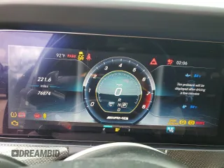2018 Mercedes-Benz E-Class AMG E 63 S with VIN WDDZF8KB8JA369628, listed as a Copart auction lot 70928084 with 76,874 mi miles and Non Repairable. Bid and sale history available at carsss.com. Image 9.