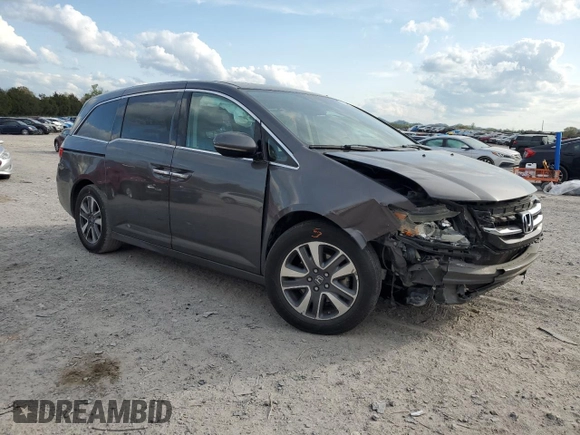 2016 Honda Odyssey Touring Elite with VIN 5FNRL5H99GB095233, listed as a Copart auction lot 51864215 with 152,009 mi miles and Salvage Title. Bid and sale history available at carsss.com. Image 4.