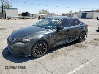 2015 Lexus IS 350 z VIN JTHBE1D22F5014987, wystawiony jako Copart lot #61168595 z przebiegiem 127 758 mil mil oraz Szkoda całkowita • Salvage title. Historia ofert i sprzedaży dostępna na DreamBid. Obrazek 1.