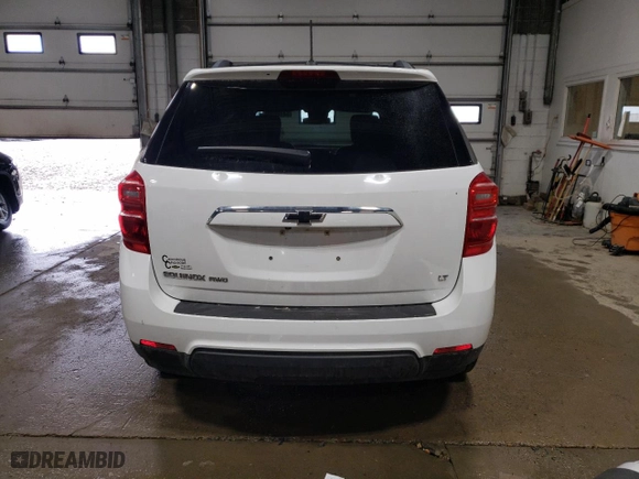 2017 Chevrolet Equinox LT with VIN 2GNFLFEK1H6237637, listed as a Copart auction lot 54168325 with 109,418 mi miles and Salvage Title. Bid and sale history available at carsss.com. Image 6.