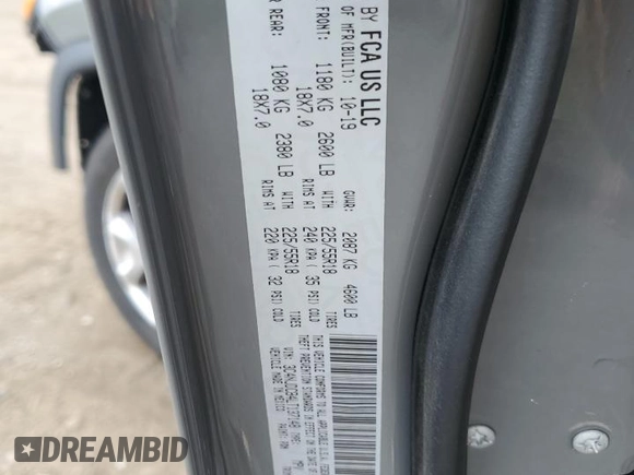 2020 Jeep Compass Limited z VIN 3C4NJDCB4LT137148, wystawiony jako Copart lot #59091465 z przebiegiem 48 117 mil mil oraz Szkoda całkowita • Salvage title. Historia ofert i sprzedaży dostępna na DreamBid. Obrazek 13.