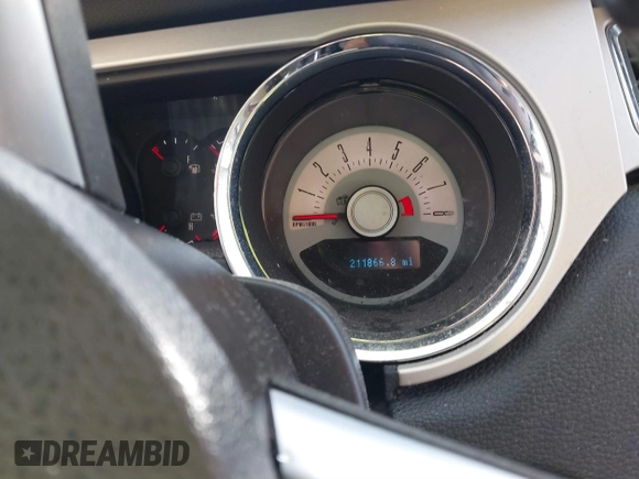 2011 Ford Mustang V6 with VIN 1ZVBP8AM3B5109480, listed as a IAAI auction lot 41783531 with 211,866 mi miles and . Bid and sale history available at DreamBid. Image 7.