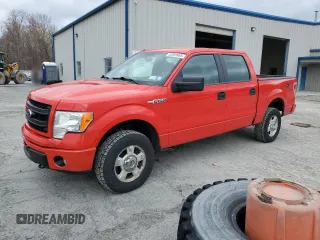 2014 Ford F-150 XL with VIN 1FTFW1EF4EKF85639, listed as a Copart auction lot 53059965 with 174,929 mi miles and Salvage Title. Bid and sale history available at carsss.com. Image 1.