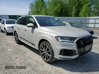 2023 Audi Q7 Premium Plus with VIN WA1LXBF77PD018405, listed as a Copart auction lot 55975455 with 15,702 mi miles and Salvage title. Bid and sale history available at DreamBid. Image 14.