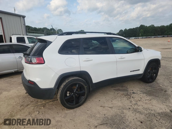2021 Jeep Cherokee Latitude Plus with VIN 1C4PJLLB4MD116228, listed as a Copart auction lot 61157595 with 55,244 mi miles and Salvage title. Bid and sale history available at DreamBid. Image 3.