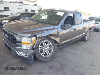 2021 Ford F-150 XL with VIN 1FTEX1CP5MFA52842, listed as a IAAI auction lot 42520858 with 107,873 mi miles and . Bid and sale history available at DreamBid. Image 17.