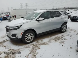 2022 Chevrolet Equinox LT z VIN 2GNAXTEV5N6140699, wystawiony jako Copart lot #88049555 z przebiegiem 60 655 mil mil oraz Szkoda całkowita • Salvage title. Historia ofert i sprzedaży dostępna na DreamBid. Obrazek 1.