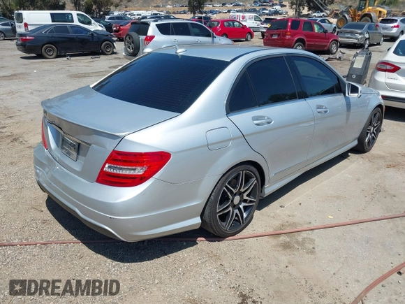 2014 Mercedes-Benz C 250 Sport with VIN WDDGF4HB5ER307781, listed as a IAAI auction lot 42223138 with 186,457 mi miles and . Bid and sale history available at DreamBid. Image 4.
