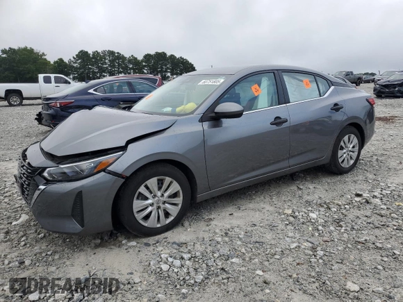 2024 Nissan Sentra S with VIN 3N1AB8BV3RY289757, listed as a Copart auction lot 60751805 with 37,060 mi miles and Salvage title. Bid and sale history available at DreamBid. Image 1.