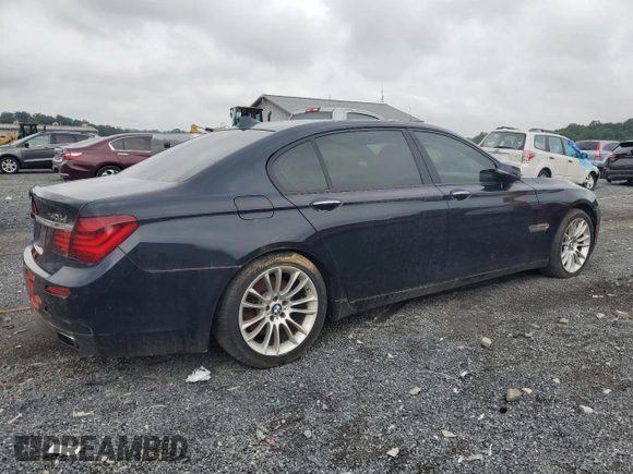 2014 BMW 7 Series 740Li xDrive with VIN WBAYF4C55ED281791, listed as a Copart auction lot 64210005 with 154,365 mi miles and Clean title. Bid and sale history available at DreamBid. Image 3.