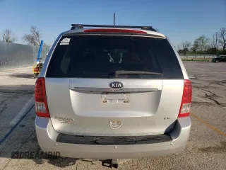 2012 Kia Sedona EX with VIN KNDMH4C78C6506980, listed as a Copart auction lot 52038595 with 137,916 mi miles and Salvage Title. Bid and sale history available at carsss.com. Image 6.