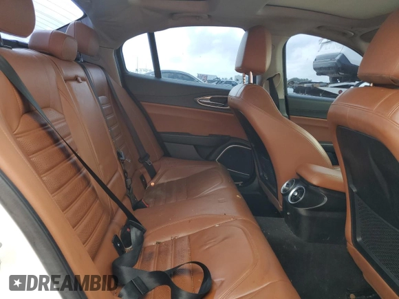 2018 Alfa Romeo Giulia Ti Sport with VIN ZARFAECN8J7567812, listed as a Copart auction lot 79653434 with 99,798 mi miles and Clean Title. Bid and sale history available at carsss.com. Image 10.