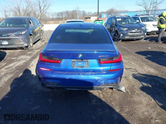 2020 BMW 3 Series M340i xDrive with VIN WBA5U9C05LFJ68807, listed as a IAAI auction lot 41641820 with 48,763 mi miles and . Bid and sale history available at DreamBid. Image 16.