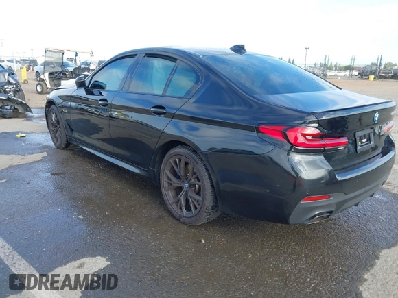 2023 BMW 5 Series 530e with VIN WBA13AG09PCL56556, listed as a IAAI auction lot 42098427 with Not provided miles and . Bid and sale history available at DreamBid. Image 3.