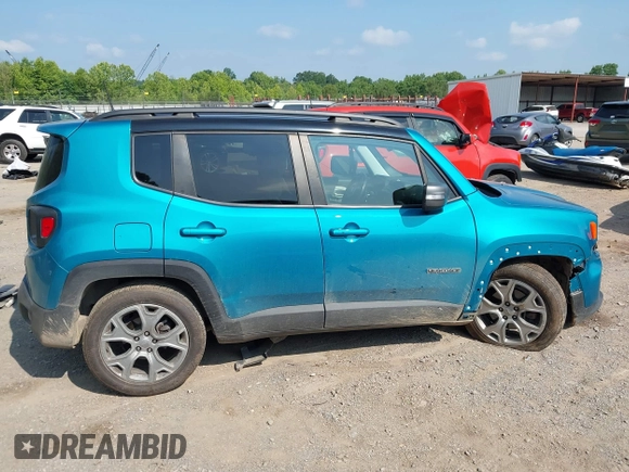 2020 Jeep Renegade Limited with VIN ZACNJAD18LPL69647, listed as a IAAI auction lot 42435120 with 62,767 mi miles and . Bid and sale history available at DreamBid. Image 13.