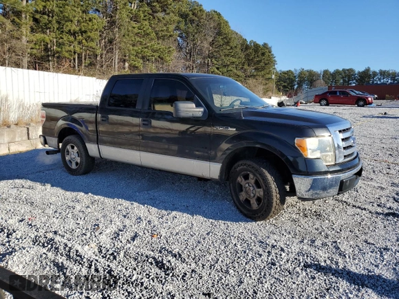 2010 Ford F-150 XL with VIN 1FTEW1C82AFC91191, listed as a Copart auction lot 88750805 with 253,255 mi miles and Salvage Title. Bid and sale history available at carsss.com. Image 4.