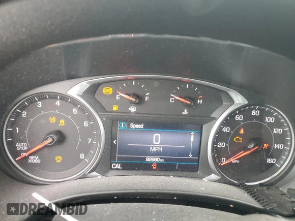 2019 GMC Terrain SLE z VIN 3GKALTEV7KL177723, wystawiony jako Copart lot #55613435 z przebiegiem 92 990 mil mil oraz Szkoda całkowita • Salvage title. Historia ofert i sprzedaży dostępna na DreamBid. Obrazek 9.