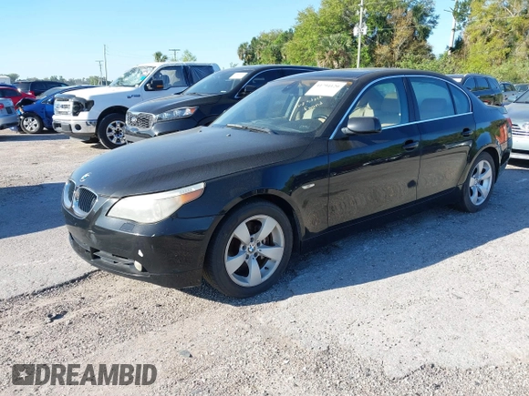 2006 BMW 5 Series 530i with VIN WBANE735X6CM31764, listed as a IAAI auction lot 41794120 with 265,680 mi miles and . Bid and sale history available at carsss.com. Image 2.