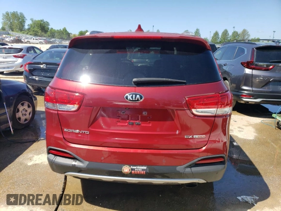 2016 Kia Sorento EX with VIN 5XYPH4A18GG014108, listed as a Copart auction lot 54224024 with 73,727 mi miles and Salvage Title. Bid and sale history available at DreamBid. Image 6.