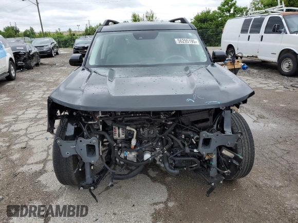 2023 Ford Bronco Sport Big Bend with VIN 3FMCR9B61PRE24981, listed as a Copart auction lot 56295195 with 28,071 mi miles and Salvage title. Bid and sale history available at DreamBid. Image 5.