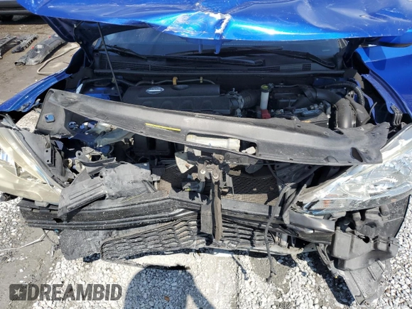 2014 Nissan Sentra S with VIN 3N1AB7AP1EY295497, listed as a Copart auction lot 54403365 with 121,402 mi miles and Salvage Title. Bid and sale history available at DreamBid. Image 11.