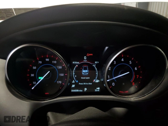 2018 Jaguar F-Pace 30t Prestige with VIN SADCK2GX4JA290720, listed as a Copart auction lot 61926075 with 44,008 mi miles and Salvage title. Bid and sale history available at DreamBid. Image 9.