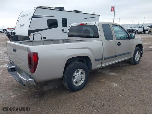 2007 Chevrolet Colorado LT w/1LT with VIN 1GCCS19E578155845, listed as a IAAI auction lot 41427067 with 114,430 mi miles. Bid and sale history available at carsss.com. Image 4.
