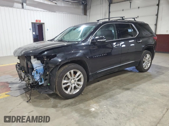 2018 Chevrolet Traverse High Country with VIN 1GNEVKKW8JJ156942, listed as a Copart auction lot 62066535 with 113,512 mi miles and Salvage title. Bid and sale history available at DreamBid. Image 1.