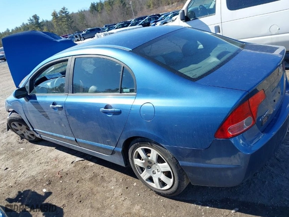 2008 Honda Civic Sdn LX with VIN 1HGFA16558L019168, listed as a IAAI auction lot 41700985 with 66,660 mi miles. Bid and sale history available at carsss.com. Image 15.