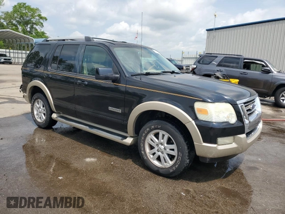 2006 Ford Explorer Eddie Bauer z VIN 1FMEU64E76UA13490, wystawiony jako Copart lot #53865245 z przebiegiem 166 223 mil mil oraz Szkoda całkowita • Salvage title. Historia ofert i sprzedaży dostępna na DreamBid. Obrazek 4.