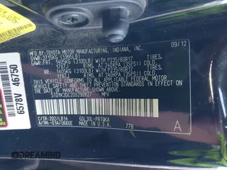 2013 Toyota Sienna XLE AAS with VIN 5TDYK3DC2DS292627, listed as a IAAI auction lot 41953059 with 186,007 mi miles and . Bid and sale history available at DreamBid. Image 9.
