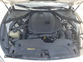 2017 Infiniti Q50 2.0t Sport with VIN JN1CV7AR4HM682389, listed as a Copart auction lot 80712394 with 112,492 mi miles and Salvage Title. Bid and sale history available at carsss.com. Image 11.