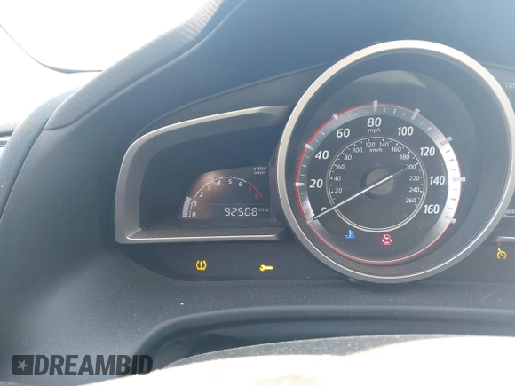 2016 Mazda 3 i Sport with VIN JM1BM1U79G1314101, listed as a IAAI auction lot 41394947 with 92,508 mi miles and . Bid and sale history available at DreamBid. Image 15.