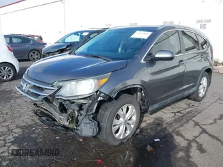 2013 Honda CR-V EX-L with VIN 2HKRM3H75DH505796, listed as a IAAI auction lot 41535426 with 174,534 mi miles and . Bid and sale history available at DreamBid. Image 2.
