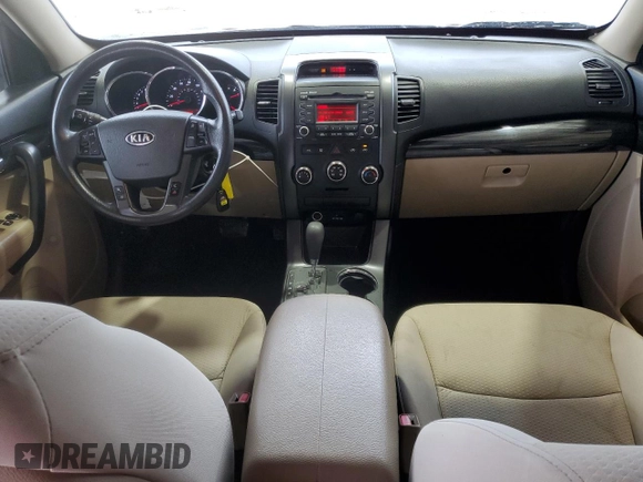 2013 Kia Sorento LX with VIN 5XYKT3A16DG396587, listed as a Copart auction lot 54019075 with 80,051 mi miles and Salvage title. Bid and sale history available at DreamBid. Image 8.
