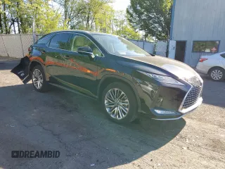 2021 Lexus RX 350 with VIN 2T2JZMDA8MC300445, listed as a Copart auction lot 55858515 with 42,754 mi miles and Salvage title. Bid and sale history available at DreamBid. Image 4.