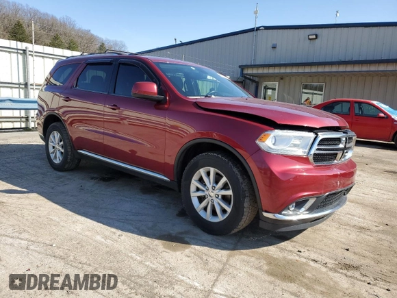 2015 Dodge Durango SXT with VIN 1C4RDJAG0FC114603, listed as a Copart auction lot 52016155 with 88,269 mi miles and Salvage Title. Bid and sale history available at DreamBid. Image 4.
