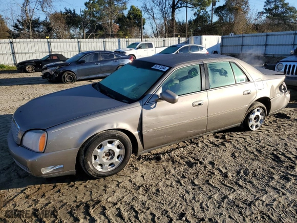 2000 Cadillac DeVille with VIN 1G6KD54Y1YU254446, listed as a Copart auction lot 86761204 with 48,272 mi miles and Salvage Title. Bid and sale history available at carsss.com. Image 1.