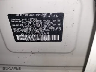 2015 Subaru Forester 2.5i Premium with VIN JF2SJADCXFH568428, listed as a IAAI auction lot 41876284 with 138,864 mi miles. Bid and sale history available at carsss.com. Image 9.