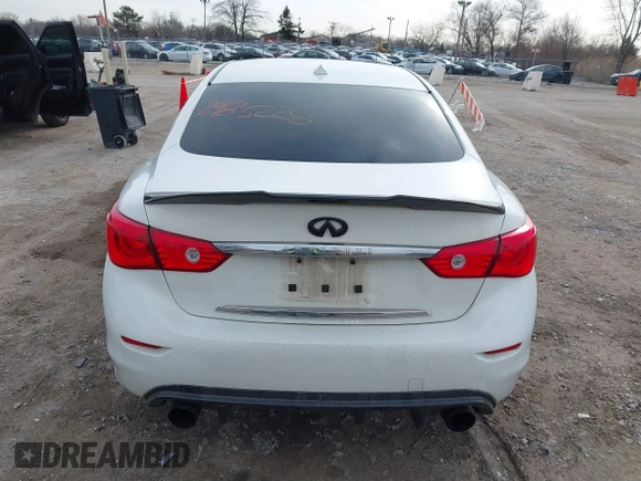 2017 Infiniti Q50 Premium with VIN JN1EV7AR1HM841541, listed as a IAAI auction lot 41876174 with 64,552 mi miles and . Bid and sale history available at carsss.com. Image 16.