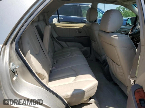 2003 Lexus RX 300 with VIN JTJHF10U030316395, listed as a Copart auction lot 63032834 with 0 mi miles and Clean Title. Bid and sale history available at carsss.com. Image 11.