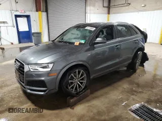 2018 Audi Q3 Premium z VIN WA1ECCFS3JR026977, wystawiony jako Copart lot #44118955 z przebiegiem 94 373 mil mil oraz Szkoda całkowita • Salvage title. Historia ofert i sprzedaży dostępna na DreamBid. Obrazek 1.