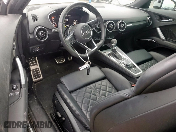 2021 Audi TT with VIN TRUAEAFVXM1002133, listed as a Copart auction lot 54522515 with 12,029 mi miles and Salvage title. Bid and sale history available at DreamBid. Image 8.