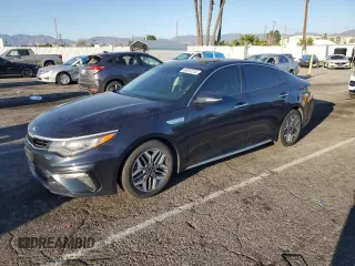 2020 Kia Optima Hybrid EX with VIN KNAGU4LE2L5041025, listed as a Copart auction lot 46297275 with 116,508 mi miles and Salvage Title. Bid and sale history available at carsss.com. Image 1.