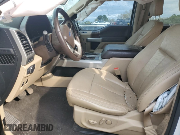 2018 Ford F-150 XL with VIN 1FTEW1EG1JFE56331, listed as a Copart auction lot 50184205 with 152,420 mi miles and Salvage Title. Bid and sale history available at carsss.com. Image 7.