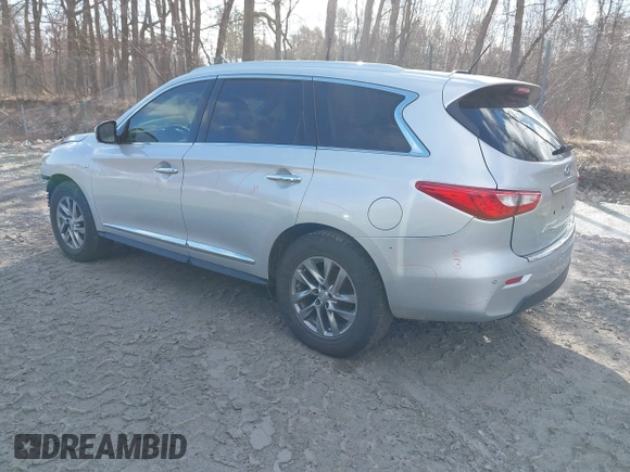 2015 Infiniti QX60 with VIN 5N1AL0MN5FC518111, listed as a IAAI auction lot 41985242 with 157,996 mi miles and . Bid and sale history available at DreamBid. Image 3.